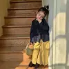 Conjunto Coreano para la Vuelta al Cole Niñas 2026 Otoño Nuevo Conjunto de Moda Camisa y Chaleco de Otoño para Niñas Más Vendidos para Principios de Otoño