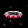 Beleza Prateada S925 prata de lei novo ins anel totalmente cravejado de diamantes design de nicho feminino índice dedo anel de dedo índice moda personalidade
