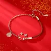 Pareja Yi Lu tiene tu pulsera pulsera tejida a mano para mujer pulsera ins novias regalo de San Valentín