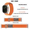 Correa de Bucle de Nailon Deportiva de Doble Sección Adecuada para Apple Watch Series 6789 iWatch S10 Ultra Correa de Muñeca