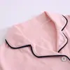 Camisón Infantil Manga Corta Verano Algodón Lycra Beso de Padres Niños Niñas Pijama Verano Ropa de Casa para Bebé Pijama de Fábrica