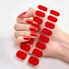 Pegatinas para Uñas con Purpurina de Color Sólido Sin Hornear Removibles Pegatinas para Uñas con Pegamento de Gelatina Suministro Directo de Fábrica Origen Seguras para Mujeres Embarazadas