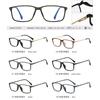 95908 Lentes Retro de Montura Completa para Hombre Disponibles Lentes de Potencia Combinan con Todo Gafas para Miopía Montura Adelgazante para Cara Grande Gafas Planas