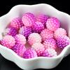Slime diy artesanal frisado material abs Bayberry bola gradiente imitação pérola redondo enchimentos populares