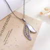 Collar con Inscripción Transfronteriza y Flor Microincrustada de Circonita, Diseño Sencillo para Mujer, Accesorio Versátil de Acero de Titanio de Nicho