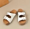 2025 Nueva Moda de Verano Pantuflas Versátiles para Mujer Pantuflas Birkenstock con Plataforma para Exterior Pantuflas de Playa