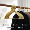 Percha de Aleación de Aluminio Metálico, Perchero para Armario sin Marcas, Anti-Marcas en los Hombros, Tendedero de Acero Inoxidable, Antideslizante