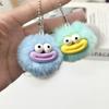 El Colgante Más Vendido de Shangtuo, Bola de Pelo Sintético de Conejo de 5 cm con Forma de Salchicha Linda, Divertido Accesorio para Llaves para Parejas y Mejores Amigos