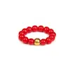 Popular Anillo de Piedra Natural Colorida de Oro de 18K con Perlas Redondas Joyería Europea y Americana Nuevo Versátil Elegante Anillo para Mujer
