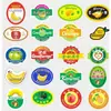 Etiquetas Autoadhesivas Universales para Frutas, Etiquetas Autoadhesivas, Etiquetas para Fresas, Etiquetas para Frutas, Pegatinas para Verduras, Etiquetas Autoadhesivas de PVC con Código de Barras