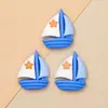 Lindos Accesorios Pequeños de Resina Oceánica Llavero DIY Imanes para Refrigerador Hechos a Mano Encantos Creativos para Zuecos Materiales al por Mayor