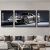 Pintura Decorativa Moderna Simples Acessível de Luxo Parede de Fundo de Sofá da Sala de Estar Deus da Guerra Gtr Carro Esportivo Pintura Suspensa Mural de Carro Famoso Mundialmente