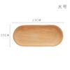 Plato Japonés Vajilla Bandeja Plato de Haya Bandeja Mini Plato Sólido de Madera Postre Pastel Plato de Cena Plato de Fruta Venta al por Mayor