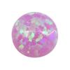 Anillo de gema Huagang redondo piedra OPALO superficie piedra desnuda OPALO artificial base plana liso combado color OPALO piedra principal