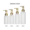 Botella de plástico transparente de 200 ml, tipo bomba, para cosméticos, portátil, aceite de masaje, aceite de baño, loción de 100 ml, botella vacía