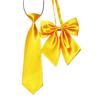 Traje de Camisa para Niños a Juego Corbata de Lazo Pajarita Uniforme de Escuela Primaria a Juego Lazo para Niñas Cuello de Rendimiento