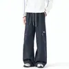 Pantalones de trabajo softshell a prueba de viento e impermeables, estilo americano/personalizados, para hombres y mujeres, adecuados para actividades al aire libre en otoño, corte recto holgado, versátiles para deportes casuales
