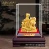 Três Ovelhas Trazendo Riqueza Veludo Ovelha Dourada Estatueta Escritório Presente de Negócios Sala de Estar Entrada Decoração de Armário de Vinho Artesanato