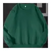 Moletom gola redonda com forro de fleece 360G para homens, outono, caimento solto, estilo unissex, tamanho europeu, fornecimento transfronteiriço, pedido mínimo de 1 peça