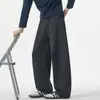 Novedad Otoño/Invierno 2026: Pantalones Casuales Holgados de Pliegues, Simples, Cómodos, Versátiles, que Aumentan la Estatura para Hombre