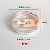 Tapas para Tazas de Café al por Mayor del Fabricante, Vasos de Vidrio Negros Sellados a Prueba de Fugas con Doble Boquilla para Beber, Accesorios para Tazas con Popote, Taza para Hielo