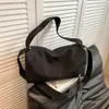Bolso Cruzado de Viaje Casual Estilo Coreano de Gran Capacidad a la Moda, Bolso de Hombro Ligero y Sencillo para Fitness, Bolso Tipo Almohada de Moda