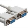 Cable de Datos Serial DB9 Hembra a Hembra Rs232 Com 9 Pines Cable de Puerto Serial Agujero a Agujero Cable de Computadora Cable de Programación Cable Industrial