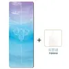 Tapete de Yoga 5mm 80cm Antiderrapante Camurça + Borracha À Prova de Som e Choque Tapete de Dança Fitness Alargado Antiderrapante Transfronteiriço