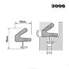 Tira de sellado para puerta de madera cubierta de PU tipo ranura tira de aislamiento acústico para junta de puerta tira adhesiva anticolisión para puerta interior de dormitorio