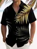 Camiseta de Manga Corta Estampada Digitalmente Transfronteriza de Amazon Camiseta Tropical de Verano Top Corte Holgado Que Absorbe la Humedad