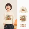Kaka Panda Roupas Infantis Suéter Redondo de Inverno para Crianças Tops para Meninas Roupas de Inverno para Meninos Roupas de Outono/Inverno para Bebês