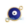 Acessórios para joias DIY micro-incrustados óleo pingando olho turco pulseira de mão sem queda de diamante sem desbotamento acessórios para colar pulseira