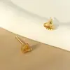 Pendientes de Plata de Ley 925, Pendientes Florales de Moda, Diseño Dinámico Estilo Falda, Lujo Ligero para Mujer, Estilo de Alta Gama Otoño e Invierno, Pendientes Personalizados al por Mayor