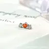 Aretes Pequeños de Caramelo de Aleación de Titanio F-136 Circonia G23 Titanio Rosca Interna Circonia Labret Aretes de Oreja Joyería para Piercing