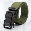 Cinturón Automático Sin Hebilla para Hombre, Cinturón Exterior de Lona de Nylon Imitación, Cinturón Casual Estilo Militar para Jeans, Estilo para Hombre, En Stock