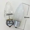 Bombilla G35 punta de burbuja 220V240v burbuja esmerilada estilo europeo lámpara de araña lámpara de iluminación ordinaria lámpara de seda burbuja brillante