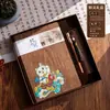 Set de Cuaderno de Madera Personalizado con Bloc de Notas de Alta Calidad Caja de Regalo para Oficina de Negocios Reunión Anual Regalos Publicitarios y de Impresión de Logotipos