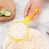 Panela de arroz grande capacidade colher de arroz prensada antiaderente grande colher de arroz colher de mingau colher de arroz semicircular doméstica colher de arroz