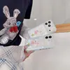Anel de natação com padrão de concha sorveteira case adequado para capa de telefone Apple 17 iPhone 18 Pro Max desenho animado 16 cobertura total 15