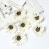 Flores Artificiais em Tons Brancos, Arranjo de Cena com Flores Artificiais, Adorno de Cabeça com Flor para Penteado, Guirlanda para Chapéu de Formatura, Flores para Casamento, de Alta Qualidade e Realistas
