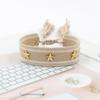 Pulsera de Correa con Borla de Remache de Estrella de Cinco Puntas, Pulsera Tejida de Estilo Étnico Colorido, Accesorios Transfronterizos de Estilo Mixto Multicolor