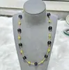 Brincos de Tarraxa Borboleta Inteligentes Violeta Retrô Colar com Contas de Ametista Luxo Leve Alto Padrão Exquisite Mais Fácil de Combinar Conjunto
