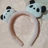 Nueva Diadema de Panda con Orejas de Panda Lindas de Dibujos Animados 3D, Pinza para el Cabello Floral, Accesorio para el Cabello de Adulto al por Mayor