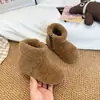 Botas de Pelúcia para Meninas 2026 Inverno Novo Botas de Neve Quentes para Crianças Botas de Algodão para Bebê Botas Curtas Fofas para Meninas com Adição de Fleece