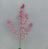 Flores Artificiais Violetas de 4 Galhos Falsas para Decoração de Casamento, Arranjo de Cena com Flores Artificiais, Flores Artificiais para Salão de Casamento com Pé Direito Alto