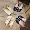 Elegantes Zapatos de Salón de Estilo Francés para Mujer, Adecuados para Faldas, Nuevos Mocasines de Punta Cuadrada sin Cordones Primavera/Verano 2026
