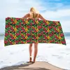 Toalla de Playa de Polar Unilateral de Comercio Exterior Microfibra Toalla de Baño para Playa Absorbente de Sudor Protector Solar Absorbente Toalla de Baño Verano Playa