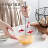 Batidor de Huevos Manual Semiautomático de Acero Inoxidable Transfronterizo, Herramienta Giratoria para Mezclar y Batir Crema, Batidor de Huevos