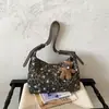 Cross2026 Nova Coleção Outono Bolsa Europeia e Americana Estampa de Leopardo Grande Capacidade para o Dia a Dia Ombro Único Transversal Moda Versátil Bolsa de Axila