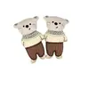 Acessórios de Veado Cartoon Preenchidos com Algodão, Broche de Urso de Pelúcia, Bolsa, Roupas, Acessórios de Boneca Decorativos DIY